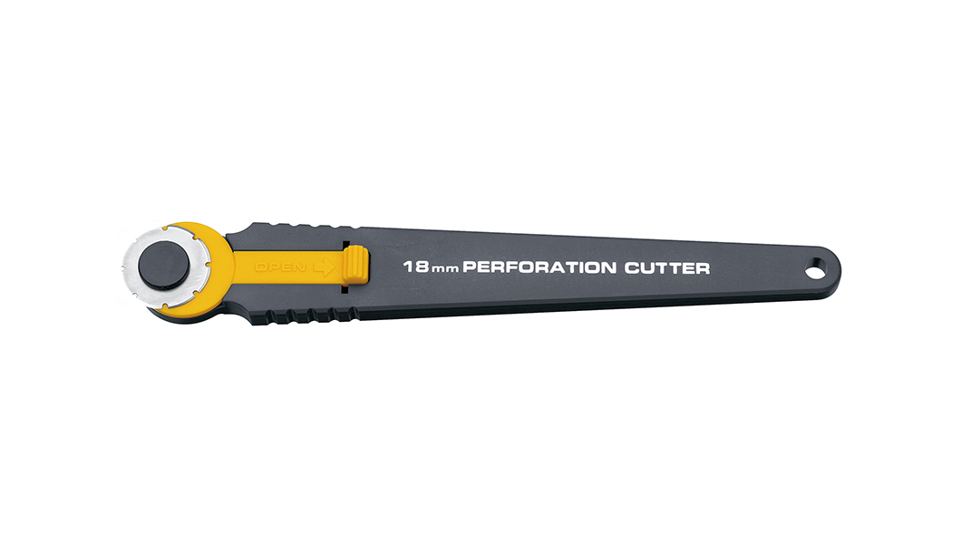 <p>Rotacioni skalpel za perforirano sečenje sa 18 mm nožem od nerđajućeg čelika.<br />
Za izradu karata i ostalih aplikacija koje zahtevaju perforaciju.</p>
