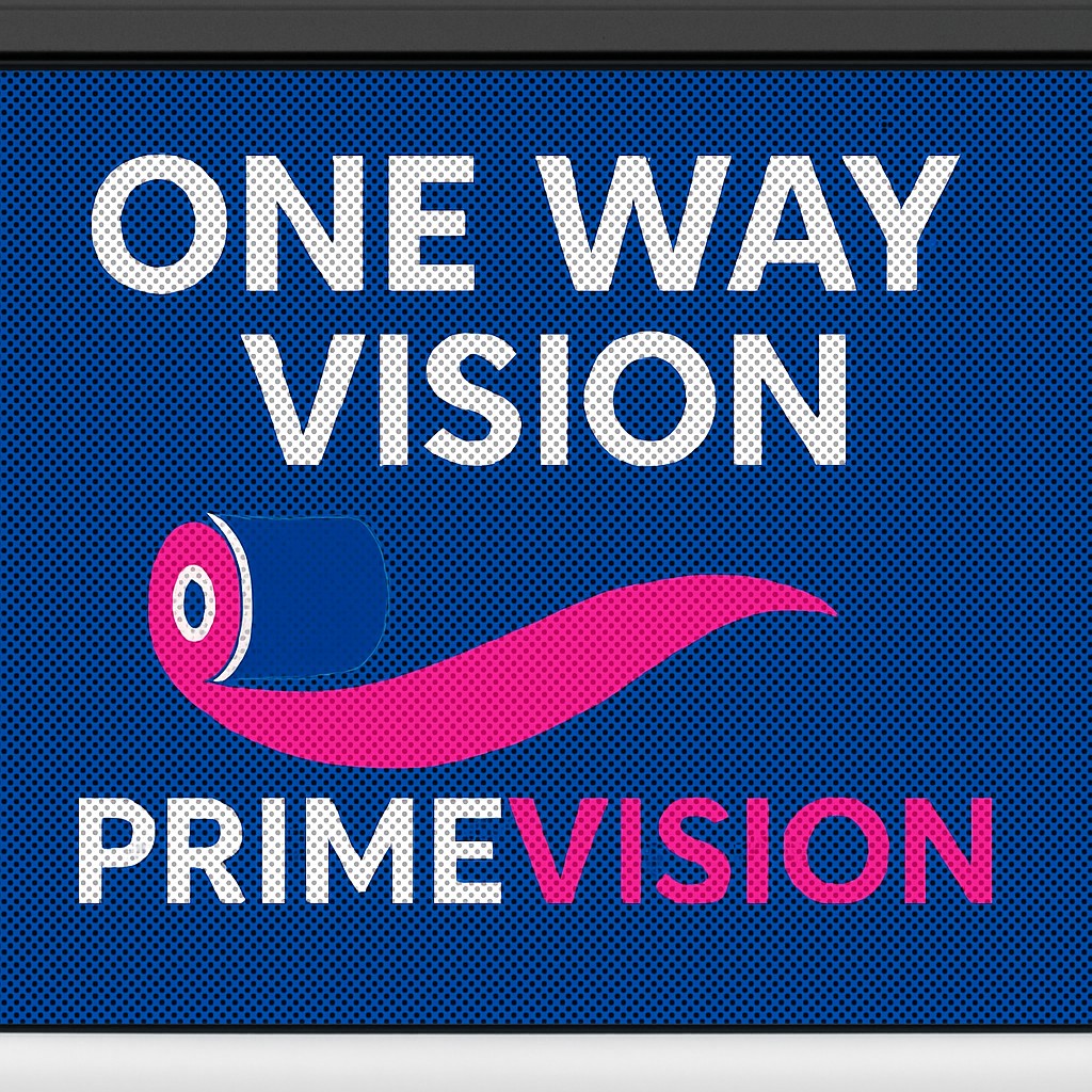 <p>One Way Vision folija marke Prime Vision je visokokvalitetna, perforirana samolepljiva PVC folija, dizajnirana za aplikaciju na staklene površine (izlozi, prozori, staklene pregrade, vozila) koja omogućava grafiku spolja, a istovremeno zadržava vidljivost iznutra.</p>
